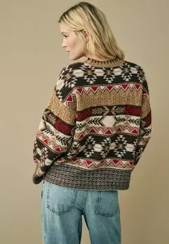 Джемпер AZTEC PATTERN SOFT TOUCH Next, бежевый