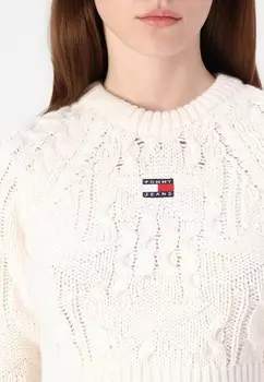 Джемпер BADGE STAR Tommy Jeans, белый