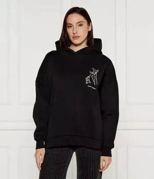 Джемпер Бэмби Desigual x Дисней Oversize fit Desigual, черный