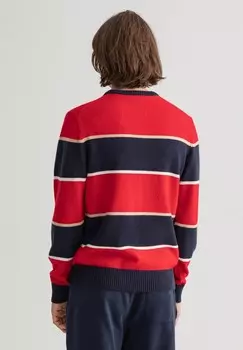 Джемпер BANNER SHIELD STRIPED GANT, красный
