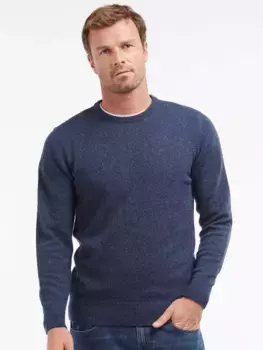 Джемпер Barbour Essential Tisbury Wool Blend Crew Neck, цвет deep/blue