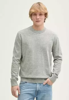 Джемпер BASIC CREWNECK TOM TAILOR DENIM, серый