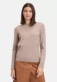 Джемпер BASIC-MIT RUNDHALSAUSSCHNITT Betty Barclay, бежевый
