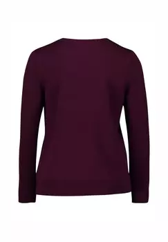 Джемпер BASIC-MIT RUNDHALSAUSSCHNITT Betty Barclay, темно-фиолетовый