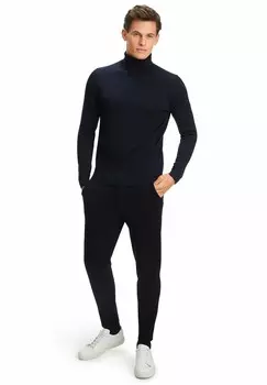 Джемпер Basic Roll Neck Merino wool FALKE, темно-синий