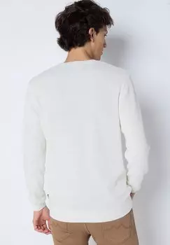 Джемпер BASIC Six Valves, белый