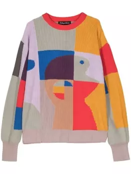 Джемпер Bauhaus Paint Palette KidSuper, фиолетовый