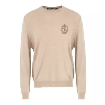 Джемпер Billionaire Crew Neck, светло-бежевый