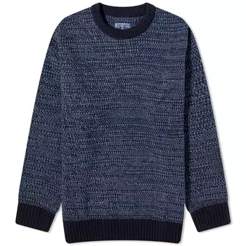 Джемпер Blue Blue Japan City Light Pique, темно-синий