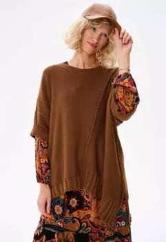 Джемпер blue shadow, коричневый