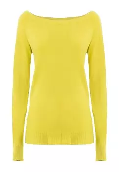Джемпер BOAT-NECK BASIC INFLUENCER, желтый