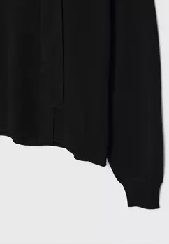 Джемпер BOAT NECK Stradivarius, черный