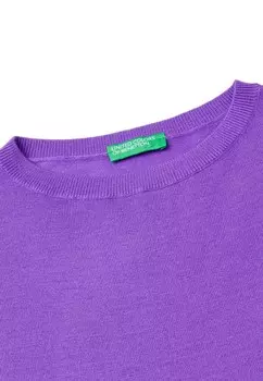 Джемпер BOAT NECK United Colors of Benetton, сиреневый