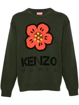 Джемпер Boke Flower Kenzo, зеленый