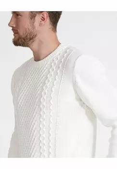 Джемпер BOTVID CREW Holebrook, цвет Off White