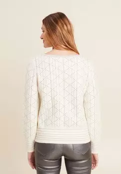 Джемпер Breal, молочный