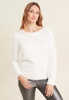 Джемпер Breal, молочный