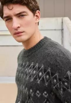 Джемпер BRUSHED Next, серый