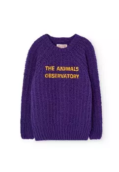 Джемпер BULL UNISEX THE ANIMALS OBSERVATORY, фиолетовый