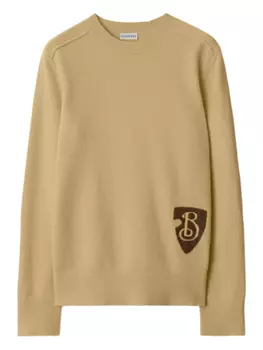 Джемпер Burberry B Shield, нейтральный