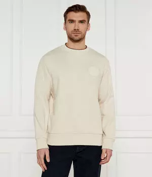 Джемпер c-soleri 40 босс черный x porsche Relaxed fit Boss, экрю