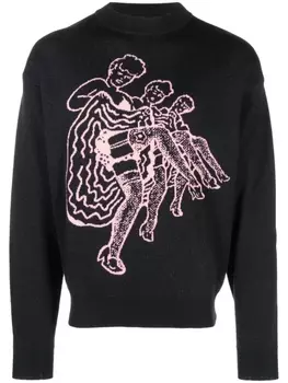 Джемпер Cabaret с круглым вырезом RASSVET, черный