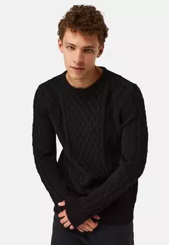 Джемпер CABLE Honesty Rules, черный