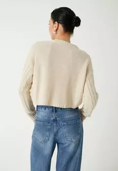 Джемпер CABLE Koton, бежевый