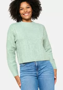 Джемпер CABLE LolaLiza, светло-зеленый