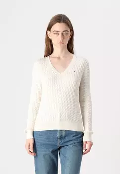 Джемпер CABLE Tommy Hilfiger, бежевый