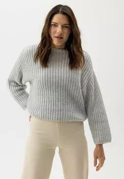 Джемпер CAJSA Holebrook, светло-серый
