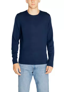 Джемпер Calvin Klein с круглым воротником, синий