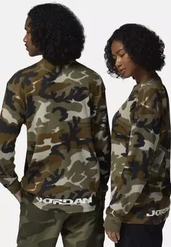 Джемпер CAMO LONG-SLEEVE Jordan, оливковый