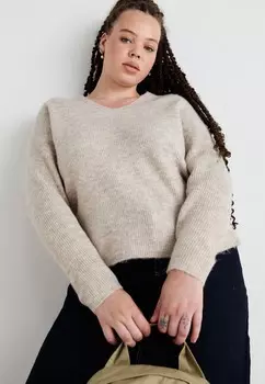 Джемпер CARCAMILLA ONLY Carmakoma, бежевый