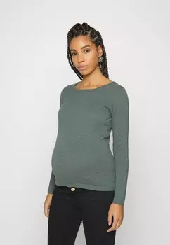 Джемпер CARE STRUCTURE ONECK Vero Moda Maternity, темно-зеленый