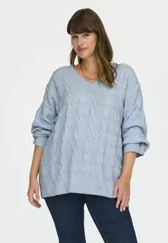 Джемпер CARJEANETT ONLY Carmakoma, светло-голубой
