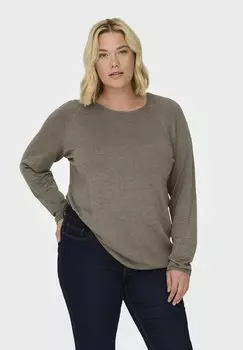 Джемпер CARLADY ONLY Carmakoma, коричневый