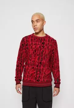 Джемпер Carlo Colucci, красный/черный