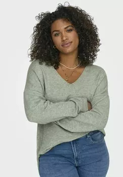 Джемпер CARMARGARETA ONLY Carmakoma, светло-зеленый