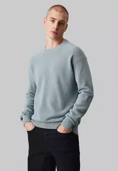 Джемпер CASUAL TEXTURE SWEATER Calvin Klein Jeans, сине-серый