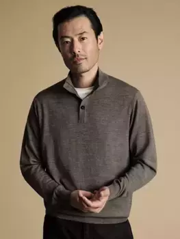 Джемпер Charles Tyrwhitt Merino Wool Button Neck