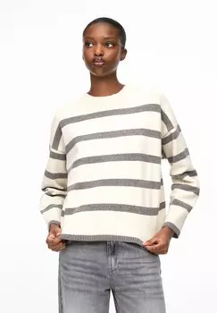 Джемпер CHENILLE PULL&BEAR, серый