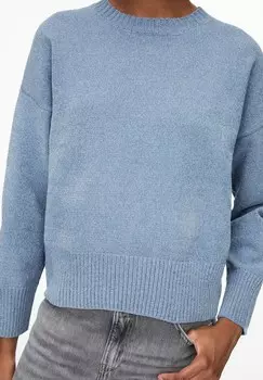 Джемпер CHENILLE PULL&BEAR, синий