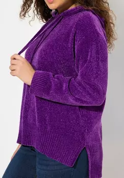 Джемпер CHENILLE Ulla Popken, фиолетовый