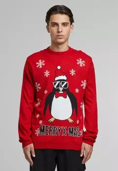Джемпер CHRISTMAS Urban Classics, красный