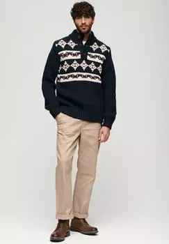 Джемпер CHUNKY PATTERNED Superdry, синий