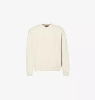 Джемпер Clarkson свободного кроя из органического хлопка с открытой строчкой Rag & Bone, цвет turtledove