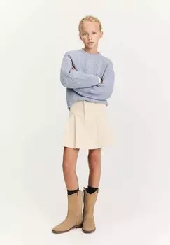 Джемпер CLEO Mango Kids, светло-голубой