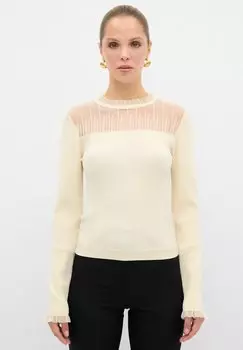 Джемпер COLLAR DETAILED adL, бежевый