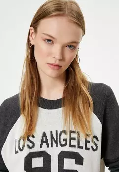 Джемпер COLLEGE Koton, белый